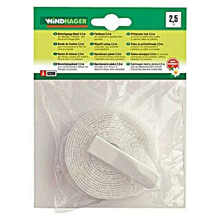 Windhager Befestigungsband für Insektenschutzgitter (Länge: 2,5 m, Transparent, Passend für: Windhager Spannrahmen-Fenster Plus/Expert)
