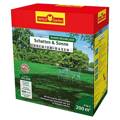 Wolf-Garten  Rasensamen Premium Schatten & Sonne