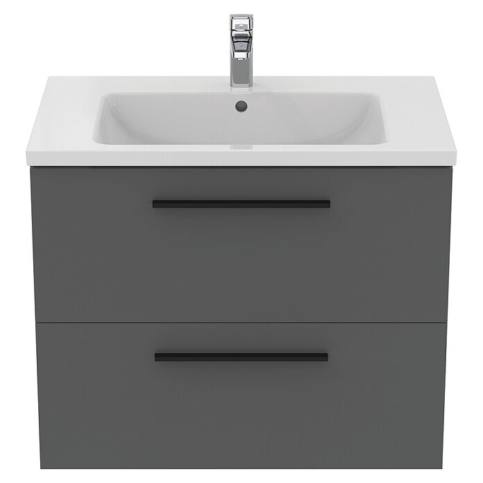 Ideal Standard i.life B Inbouwwastafel Vanity (Kraangat: Midden, Met overloop, Wit) | BAUHAUS