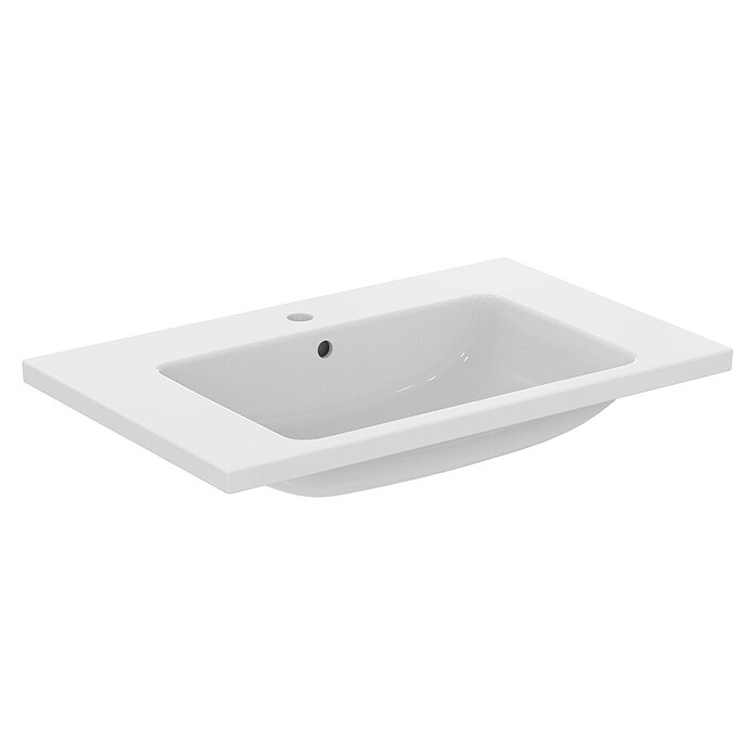 Ideal Standard i.life B Inbouwwastafel Vanity (Kraangat: Midden, Met overloop, Wit) | BAUHAUS