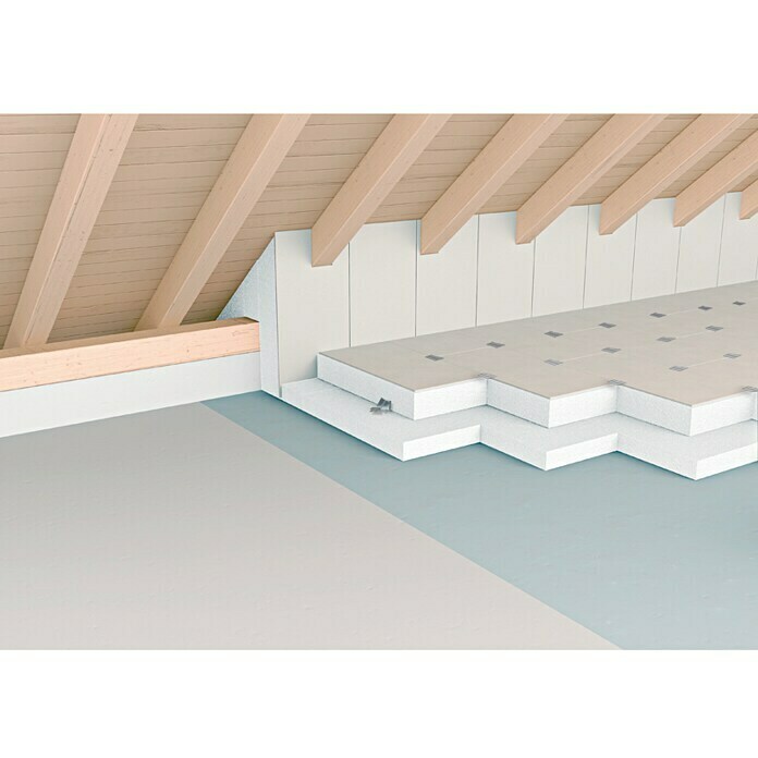 Swisspor Dachbodenelement P-06 (L x B x S: 100 x 50 x 12 cm, 0,5 m², Wärmeleitfähigkeit: 0,041 W/mK)