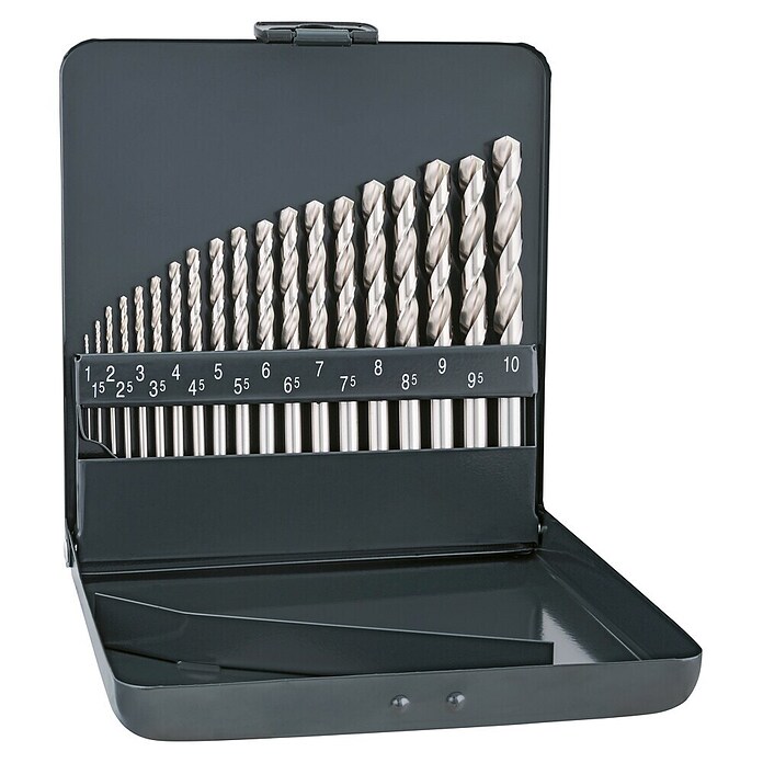 Alpen Metallbohrer-Set KM 19 (HSS-Co, 19-tlg.)