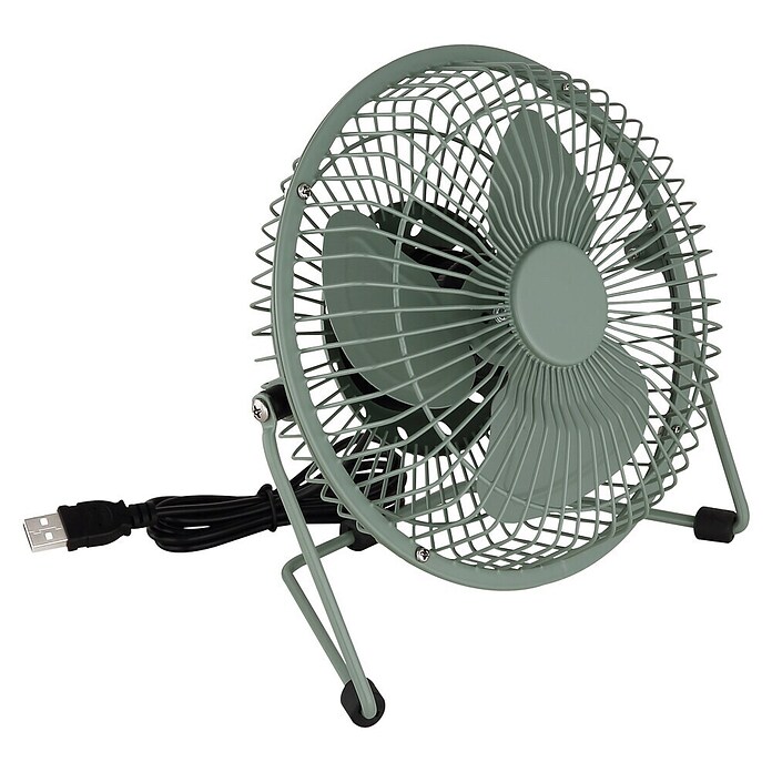 Voltomat USB-Ventilator Mini (Grün, 18 cm) | BAUHAUS