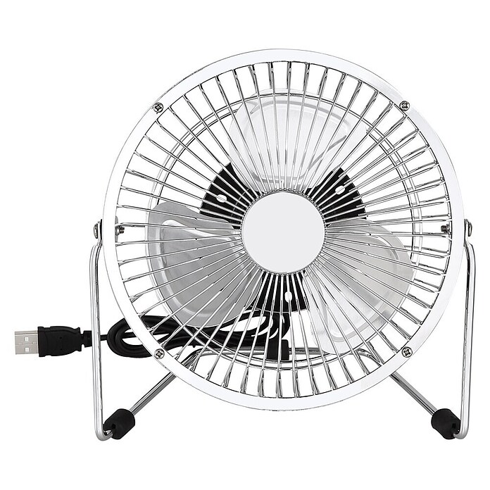 Voltomat USB-Ventilator Mini (Chrom, 18 cm) | BAUHAUS