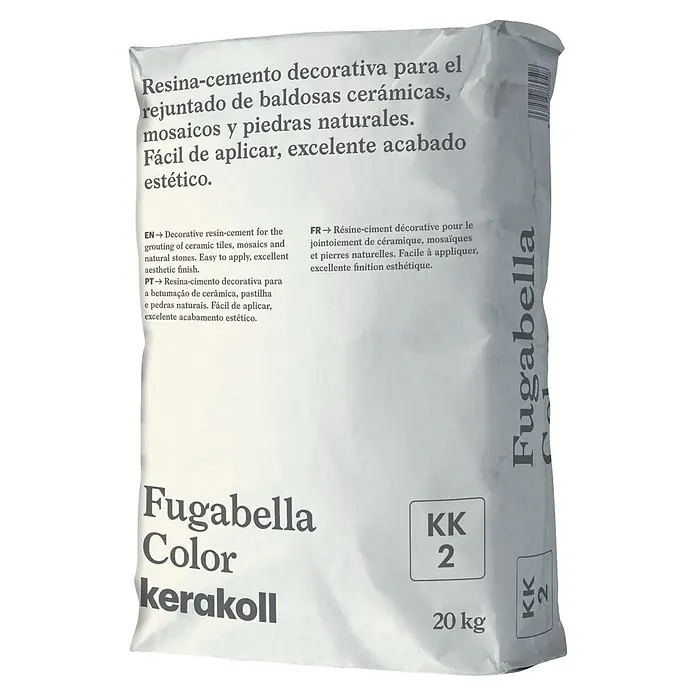 Kerakoll Mortero para juntas - cemento Fugabella - KK2, 20 kg - Saco de 20 kg de cemento de resina decorativo Kerakoll Fugabella Color KK 2 para rejuntado.