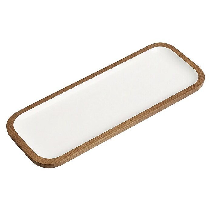 Marine Business Cocoa Set de vajilla (L x An: 38 x 15 cm, Madera, Blanco, 2 ud.) | BAUHAUS