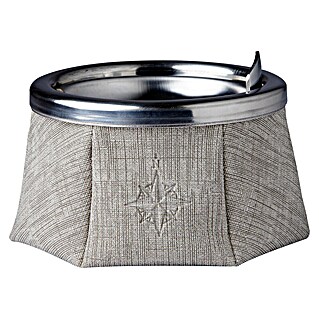 Marine Business Cenicero Windproof (Diámetro: 11,5 cm, Acero inoxidable, Gris piedra)