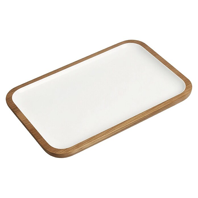 Marine Business Cocoa Set de vajilla (L x An: 30 x 20 cm, Madera, Blanco, 2 ud.) | BAUHAUS