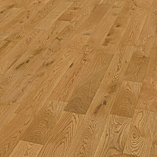Loevi Massivholzdielenmuster Eiche Cognac geölt (280 x 140 x 15 mm, Landhausdiele)
