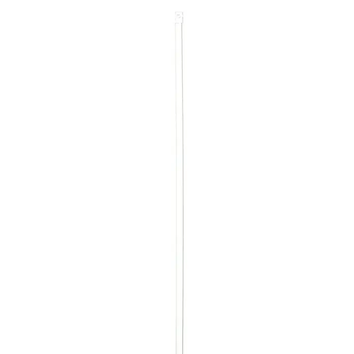 Expo Ambiente Wendestab - Länge: 150 cm, Geeignet für: Alu-Jalousien - Eine lange, schlanke, weiße Jalousiekette, die vertikal verläuft und oben eine Schlaufe zur Bedienung hat.