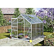 Vitavia Gewächshaus Calypso 4400 (2,32 x 1,95 x 2,07 m, Farbe: Aluminium, Polycarbonat, 4 mm)