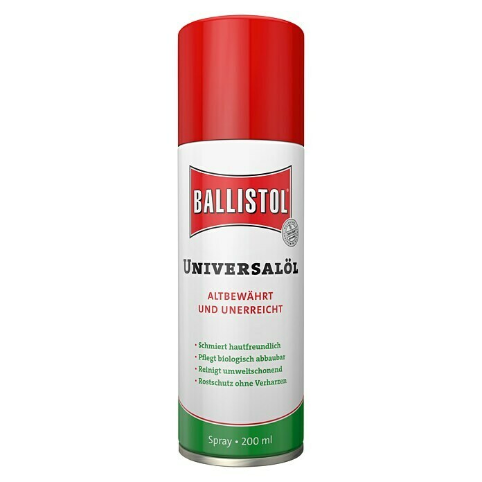 Ballistol Universalöl200 ml, Spray Front View