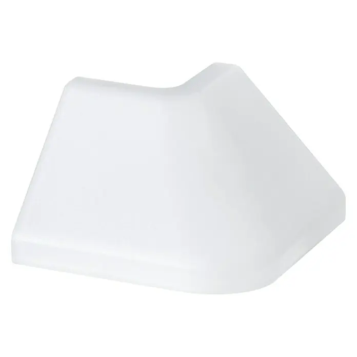 Paulmann Delta Eckverbinder Outside Corner - Außen, Kunststoff, 2 Stk. - Weiße Eckabdeckung zum Schutz von Ecken, ideal für den Innenbereich. Schlichtes Design, das sich gut in verschiedene Einrichtungsstile einfügt.