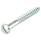 Stabilit Tornillo para madera (Ø x L: 4 x 30 mm, Cromado, 10 uds., Cabezal lenticular, Ranura)