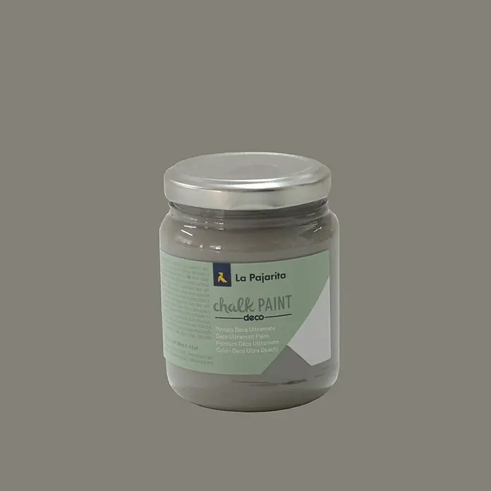 La Pajarita Pintura de tiza Chalk Paint - New York, 175 ml, Mate - Bote de pintura a la tiza La Pajarita Deco, una pintura de alta calidad para muebles y decoraciones con un acabado mate para un aspecto vintage.