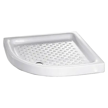 Plato de ducha cuarto de circulo porcelánico White