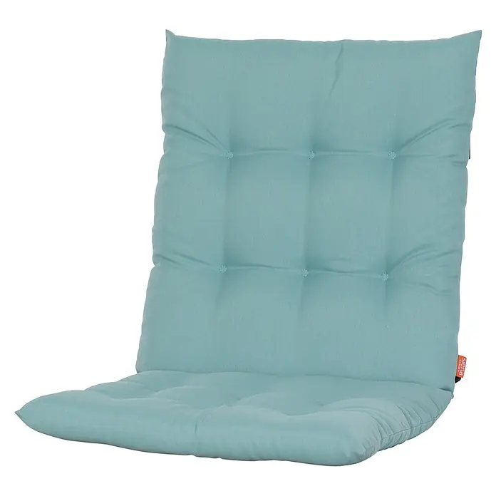 Siena Garden Atria Sitzauflage - L x B x H: 100 x 48 x 8 cm, Wasabi, Polyester, 1 Stk. - Hellblaues gestepptes Sitz- und Rückenkissen.