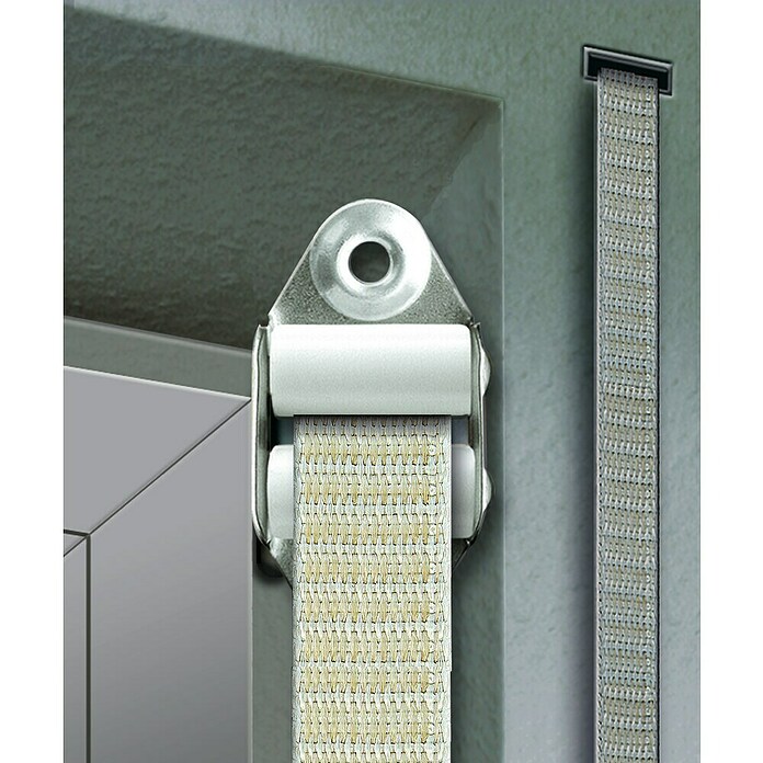 Schellenberg Polea 51002 (Blanco, Anchura de la correa: 23 mm) | BAUHAUS