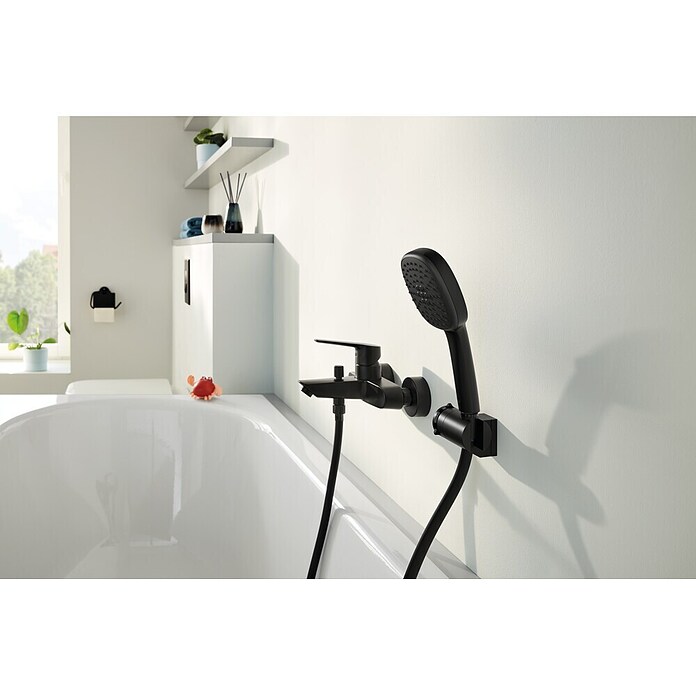 Grohe VitalioFlex Trend Brauseschlauch Vitalio Flex Trend (Länge: 175 cm, Anschlüsse: ½″, Kunststoff, Schwarz) | BAUHAUS