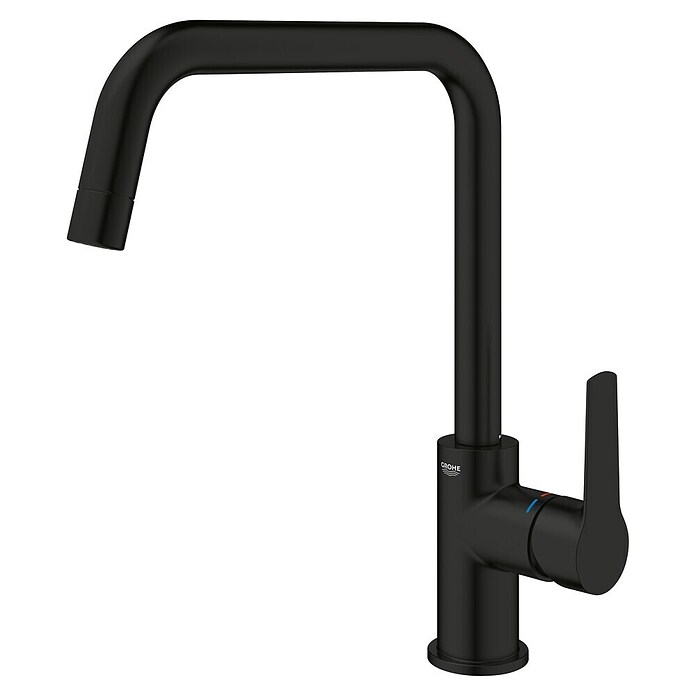 Grohe Start Spültischarmatur (Ausladung Armatur: 228 mm, Schwarz, Matt) | BAUHAUS