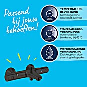Grohe QuickFix Start Douchethermostaat (Zwart) | BAUHAUS