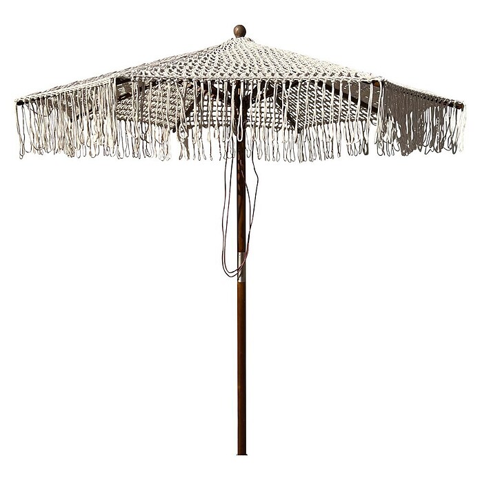 Parasol Macramé (Crudo, Diámetro de cobertura: 210 cm) | BAUHAUS