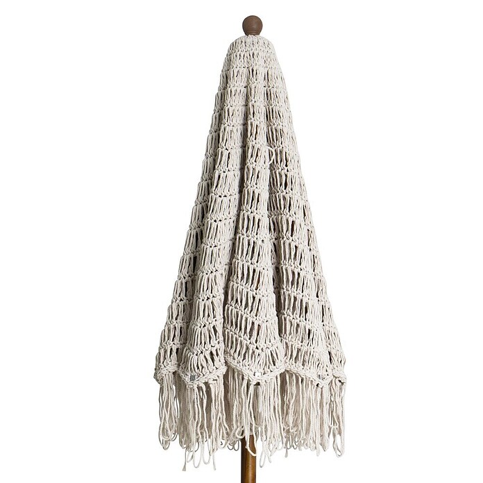 Parasol Macramé (Crudo, Diámetro de cobertura: 210 cm) | BAUHAUS