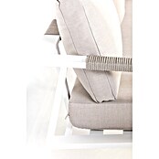 Kactus republic Conjunto de muebles Ímola (5 pzs., Aluminio/Olefina, Blanco) | BAUHAUS