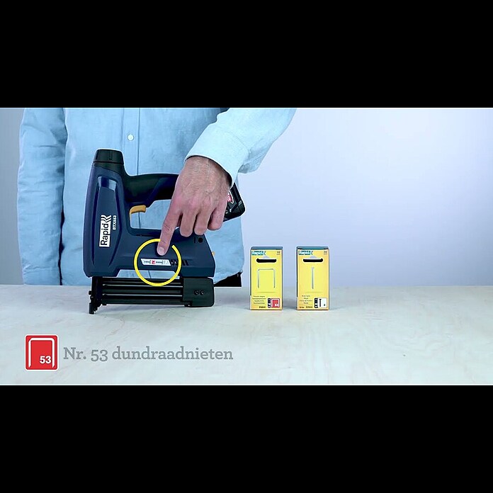 Rapid Power for All 18V Accutacker BTX553 (18 V, Excl. accu, Nietdiepte: 8 mm - 20 mm) | BAUHAUS