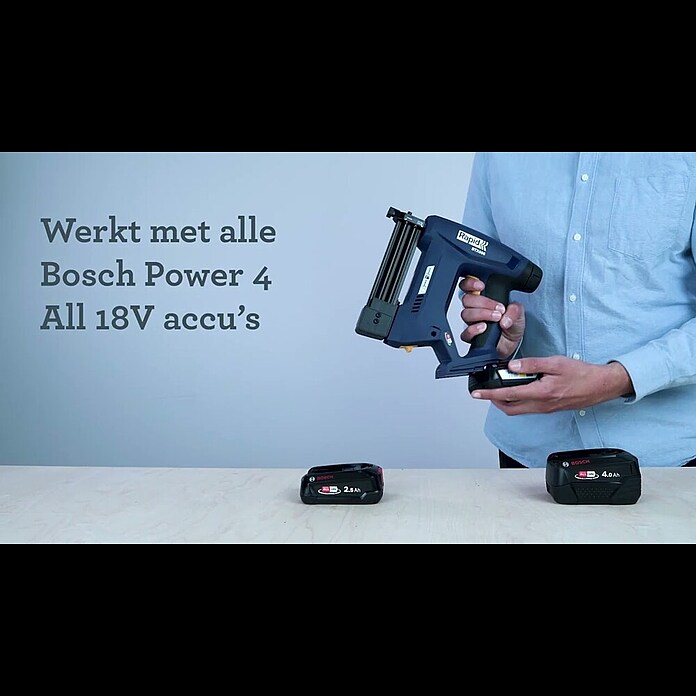 Rapid Power for All 18V Accutacker BTX606 (18 V, Excl. accu, Nietdiepte: 12 mm - 25 mm) | BAUHAUS