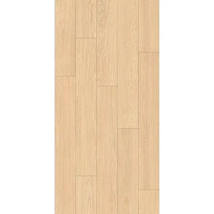 Krono Original Laminat Atlantic 12 - Natural Darcy Oak, Landhausdiele, 1.288 x 195 x 12 mm - Heller Holzboden mit natürlicher Maserung und unterschiedlich langen Dielen.