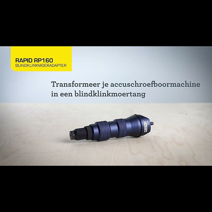 Rapid Adapter voor blindklinkmoeren RP160 (Geschikt voor: Accuschroevendraaiers/boormachines) | BAUHAUS