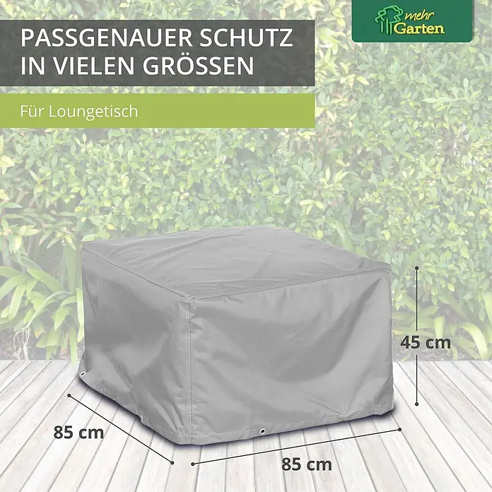 Mehr Garten Loungemöbel-Schutzhülle - Polyester (PES), Grau