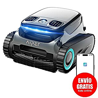 Aiper Robot de piscina Scuba S1 Pro (Funcionamiento con batería, Específico para: Piscinas de hasta 200 m², Potencia de filtración: 22.700 l/h)