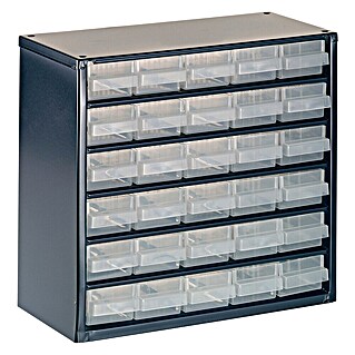 Tayg Organizador de piezas pequeñas (L x An x Al: 15,5 x 28 x 30,5 cm, Número de cajones: 30 ud.)