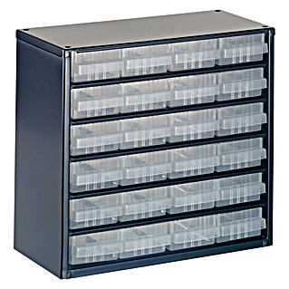 Tayg Organizador de piezas pequeñas (L x An x Al: 15,5 x 28 x 30,5 cm, Número de cajones: 24 ud.)