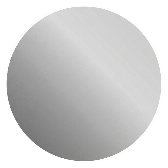 Espejo con luz Elegant (Diámetro: 80 cm, Blanco frío) | BAUHAUS