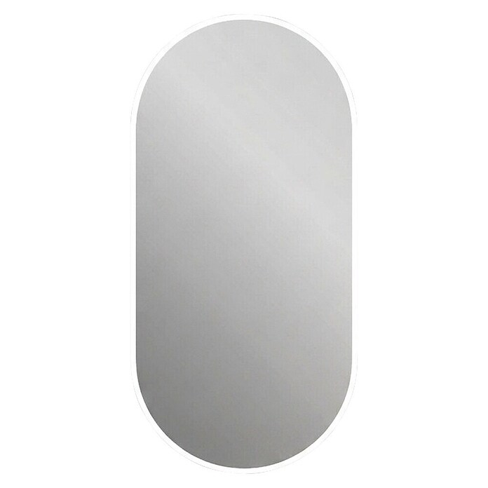 Espejo con luz Elegant (An x Al: 45 x 90 cm, Blanco frío, Ovalada) | BAUHAUS