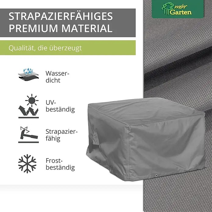 Mehr Garten Loungemöbel Schutzhülle - Polyester (PES), Grau