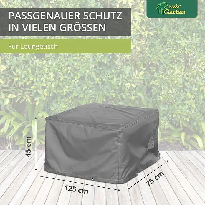 Mehr Garten Loungemöbel Schutzhülle - Polyester (PES), Grau
