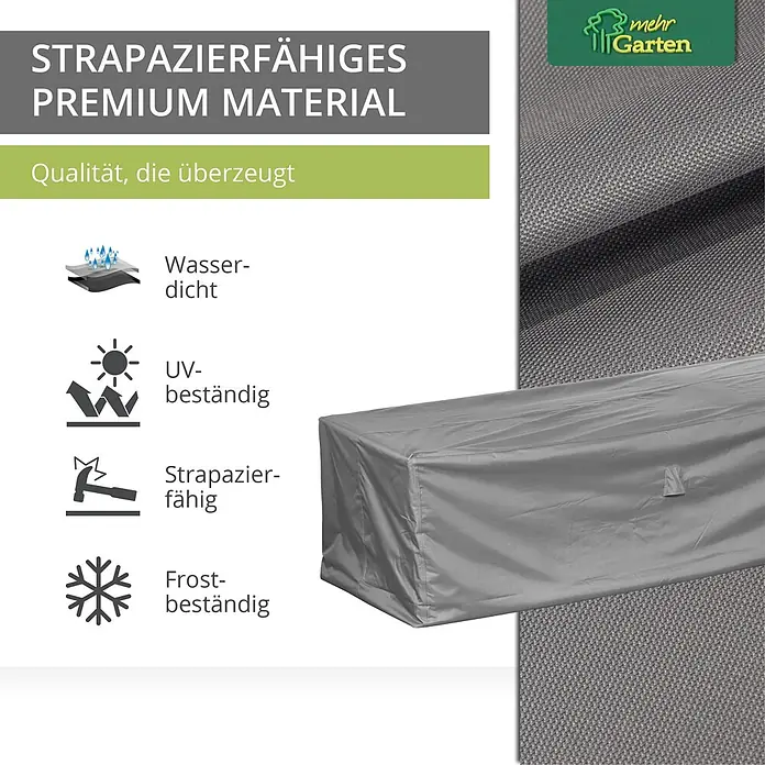 Mehr Garten Loungemöbel Schutzhülle - Polyester (PES), Grau