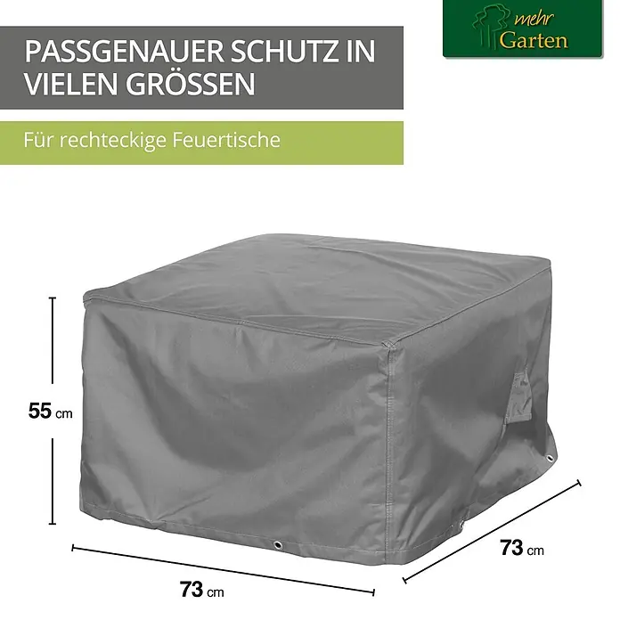 Mehr Garten Gartentisch-Schutzhülle - Schwarz