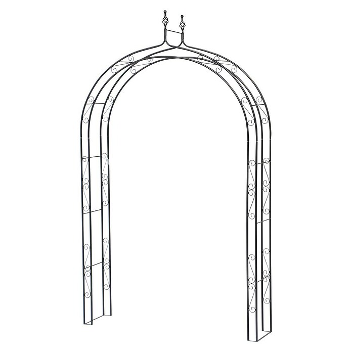 Siena Garden Rosenbogen Oxford (L x B x H: 150 x 36 x 250 cm, Anthrazit, Metall) | BAUHAUS