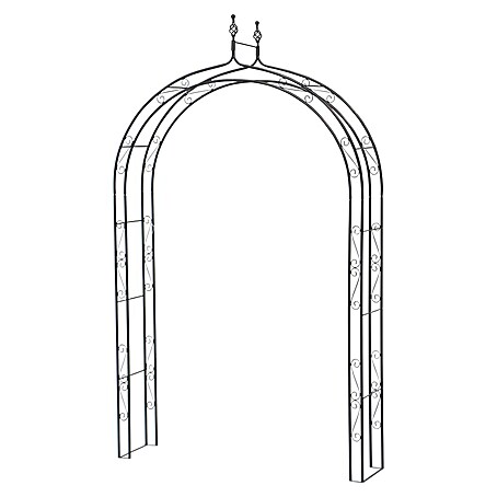 Siena Garden Rosenbogen Oxford (L x B x H: 150 x 36 x 250 cm, Anthrazit, Metall)