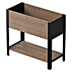 Upyard Hochbeet Modernbox hoch (78 x 36 x 72 cm, Holz, Braun/Schwarz) | BAUHAUS