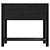 Upyard Huerto Modernbox alto (78 x 36 x 72 cm, Madera, Negro) | BAUHAUS
