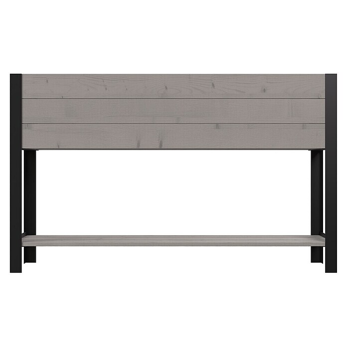 Upyard Hochbeet Modernbox hoch (118 x 36 x 72 cm, Holz, Grau) | BAUHAUS