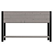 Upyard Hochbeet Modernbox hoch (118 x 36 x 72 cm, Holz, Grau) | BAUHAUS