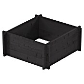 Upyard Hochbeet Multibox (L x B x H: 59 x 59 x 29,5 cm, Holz, Schwarz) | BAUHAUS