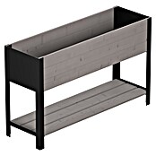 Upyard Hochbeet Modernbox hoch (118 x 36 x 72 cm, Holz, Grau) | BAUHAUS